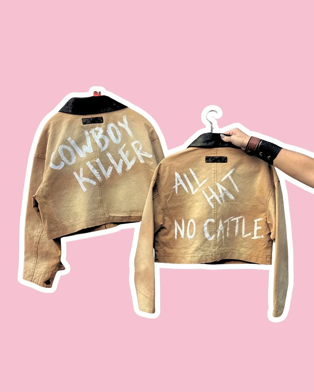 🎨✨ Custom Denim Jackets, AJD Style ✨🎨

Each jacket is a canvas &mdash; hand-painted, one-of-a-kind, and made to turn heads. Whether you want bold color, abstract art, or something that feels uniquely you, Amy brings wearable art to life through lay