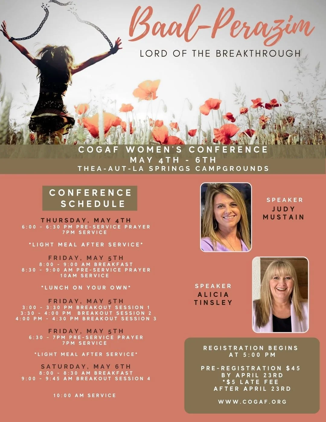 Women's Conference at Thea-Aut-La Springs Campground