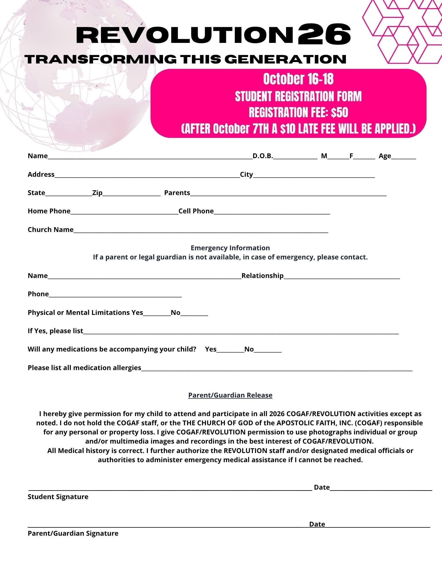 Student Form
