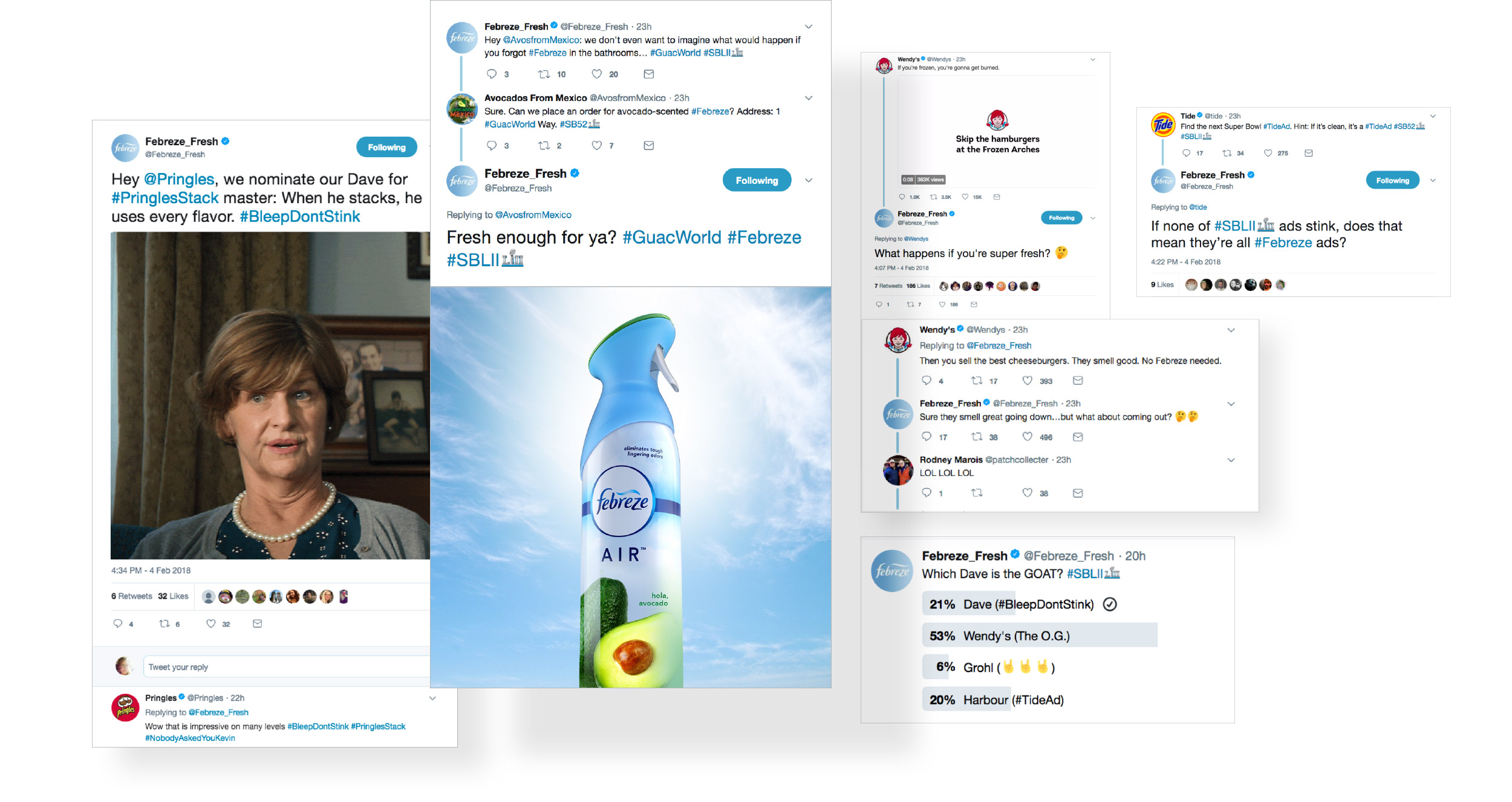 And the user-generated content poured in, with tons of fans and celebs making their own memes, comments, and inclusions in the #BleepDontStink conversation.