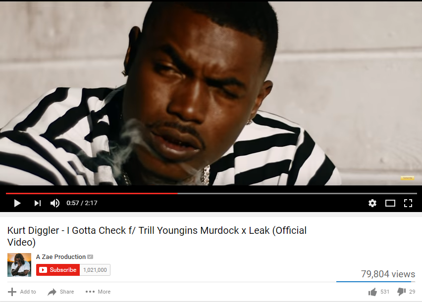Kurt Diggler - I Gotta Check f/ Trill Youngins Murdock x Leak (Official Video)