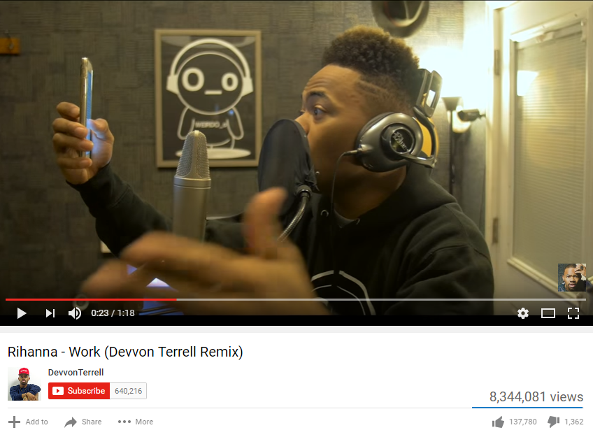Rihanna - Work (Devvon Terrell Remix)