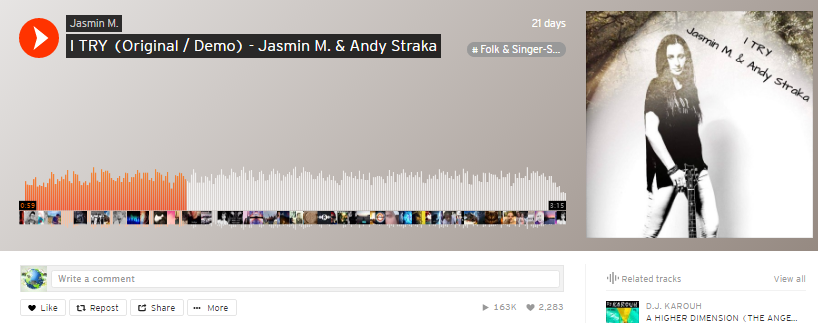 Jasmin M. I TRY (Original / Demo) - Jasmin M. & Andy Straka