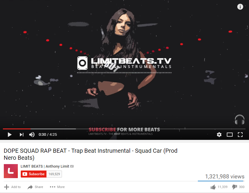 DOPE SQUAD RAP BEAT - Trap Beat Instrumental - Squad Car (Prod Nero Beats)