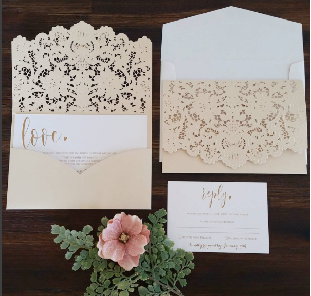 invitation by Take note creations