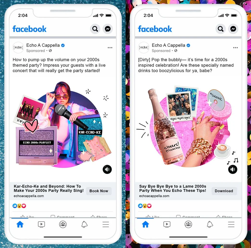 Echo The Decade Facebook Ads