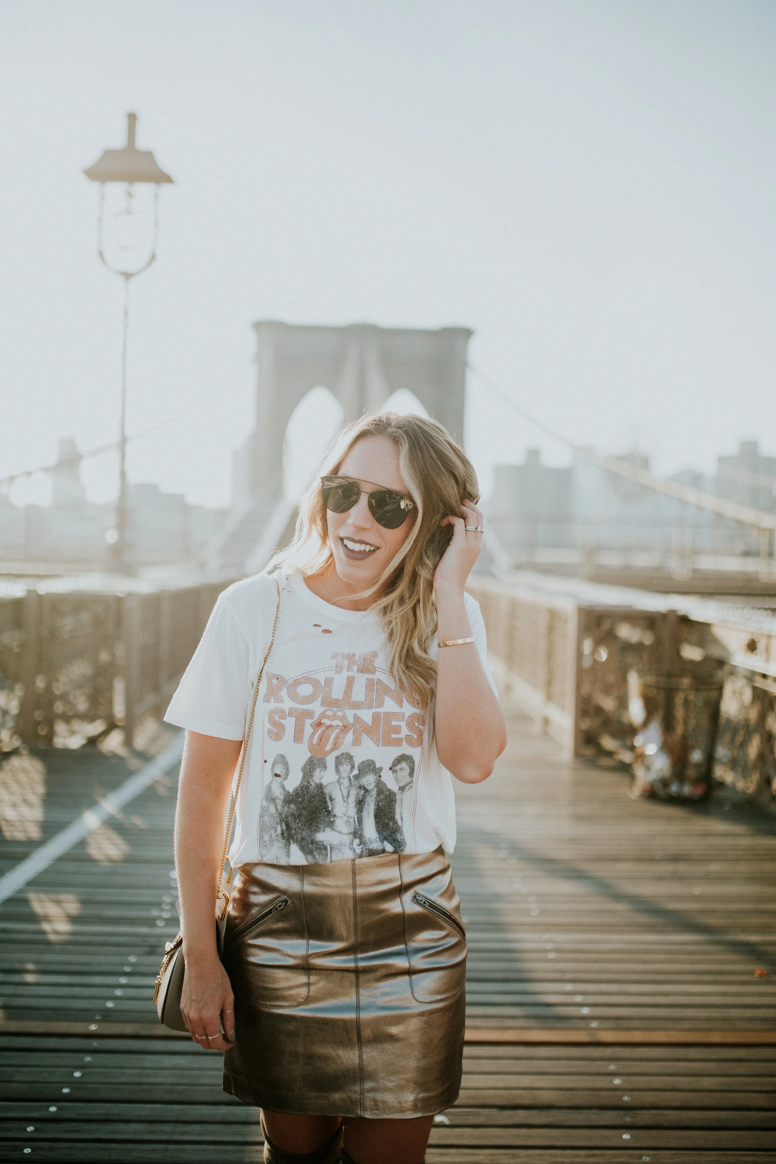 Blogger Gracefully Taylored in DayDreamer Tee, BlankNYC Skirt and Stuart Weitzman Boots(10).jpg