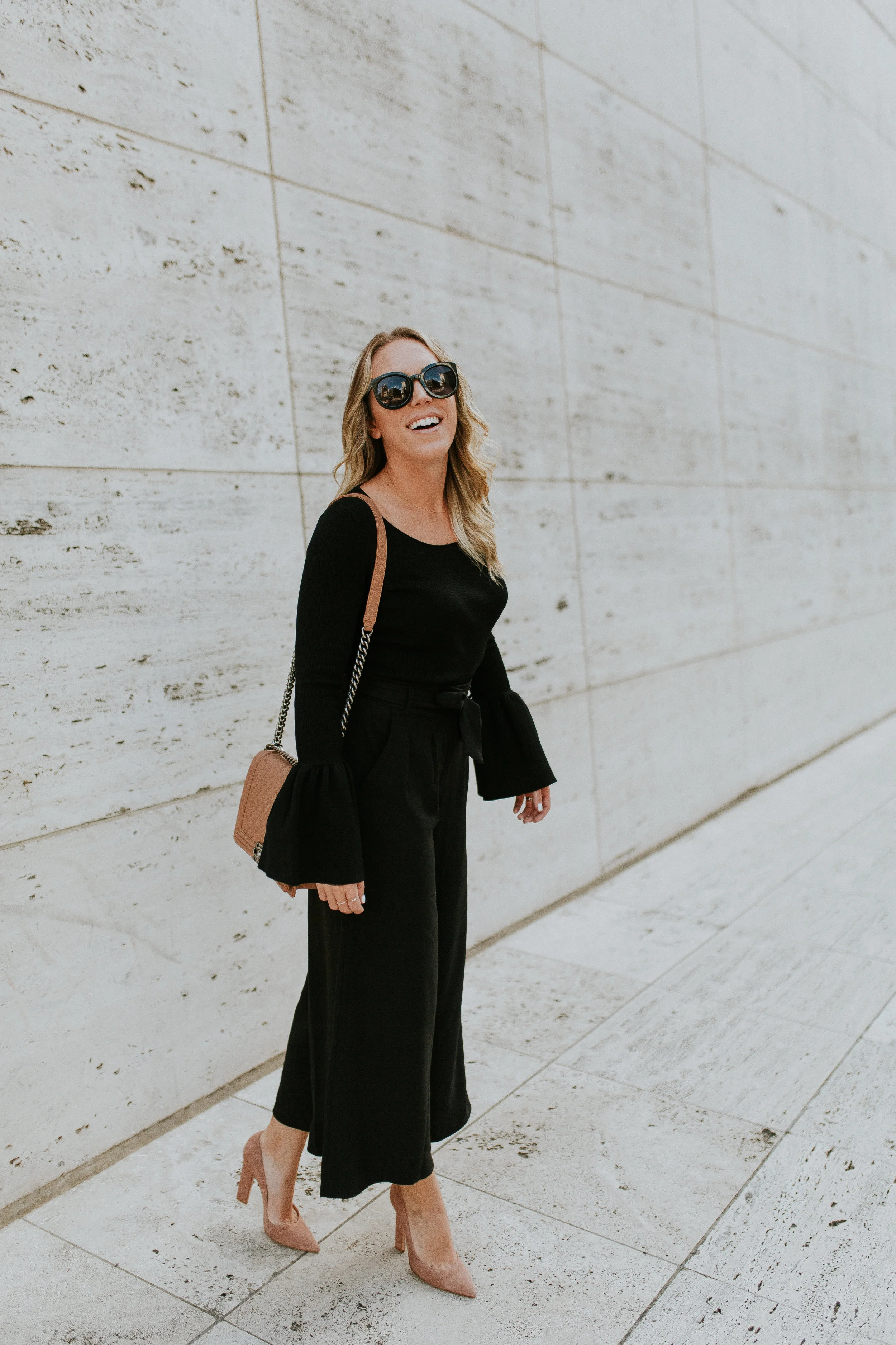 Blogger Gracefully Taylored in Nordstrom Culotte and Bell Sleeve Sweater(2).jpg