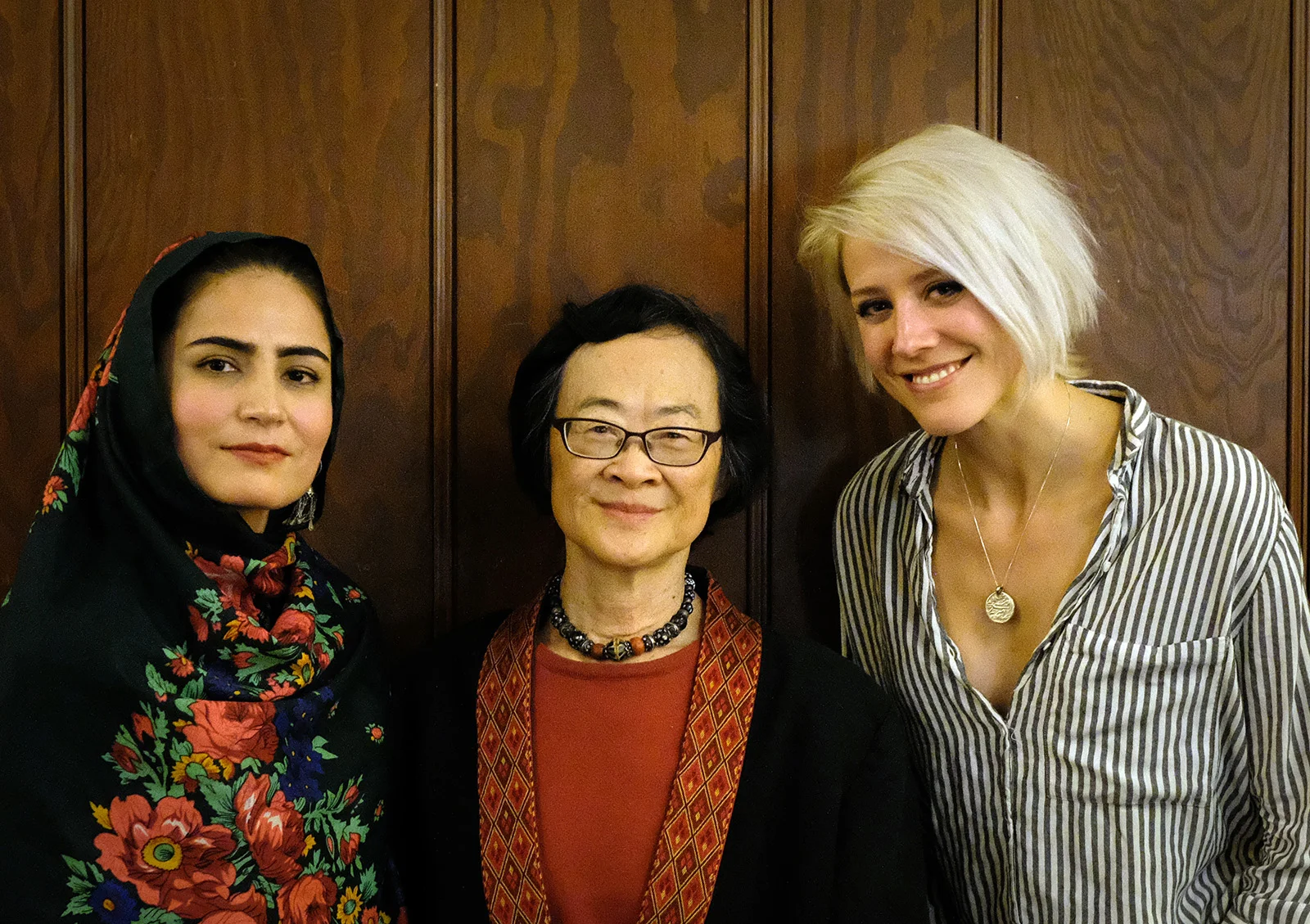 Tabasum Wolayat, Mary Luke and Mo Scarpelli. Photography by Susan Ely.