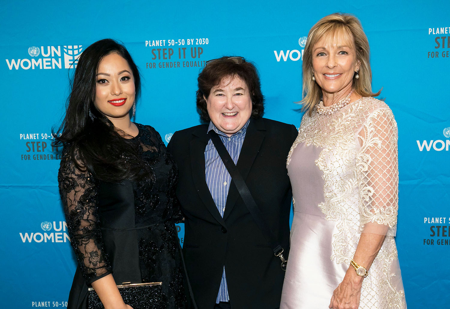 Honorees Jolly Amatya, Erika Karp, and Susie Ellis. Photo: Ben Hider