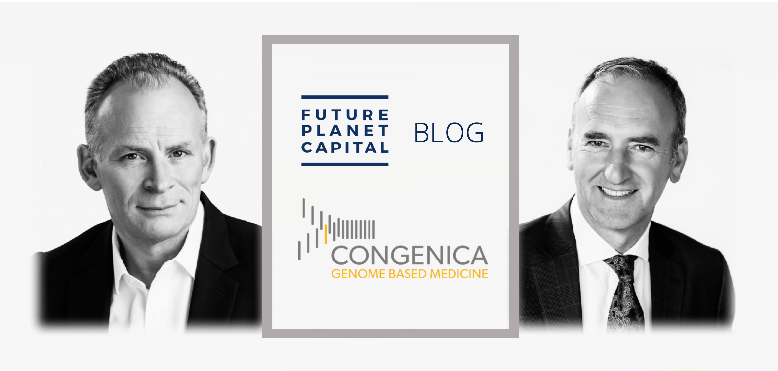 Congenica’s new CEO, Dr David Atkins and Chief Scientific Officer, Nick Lench.