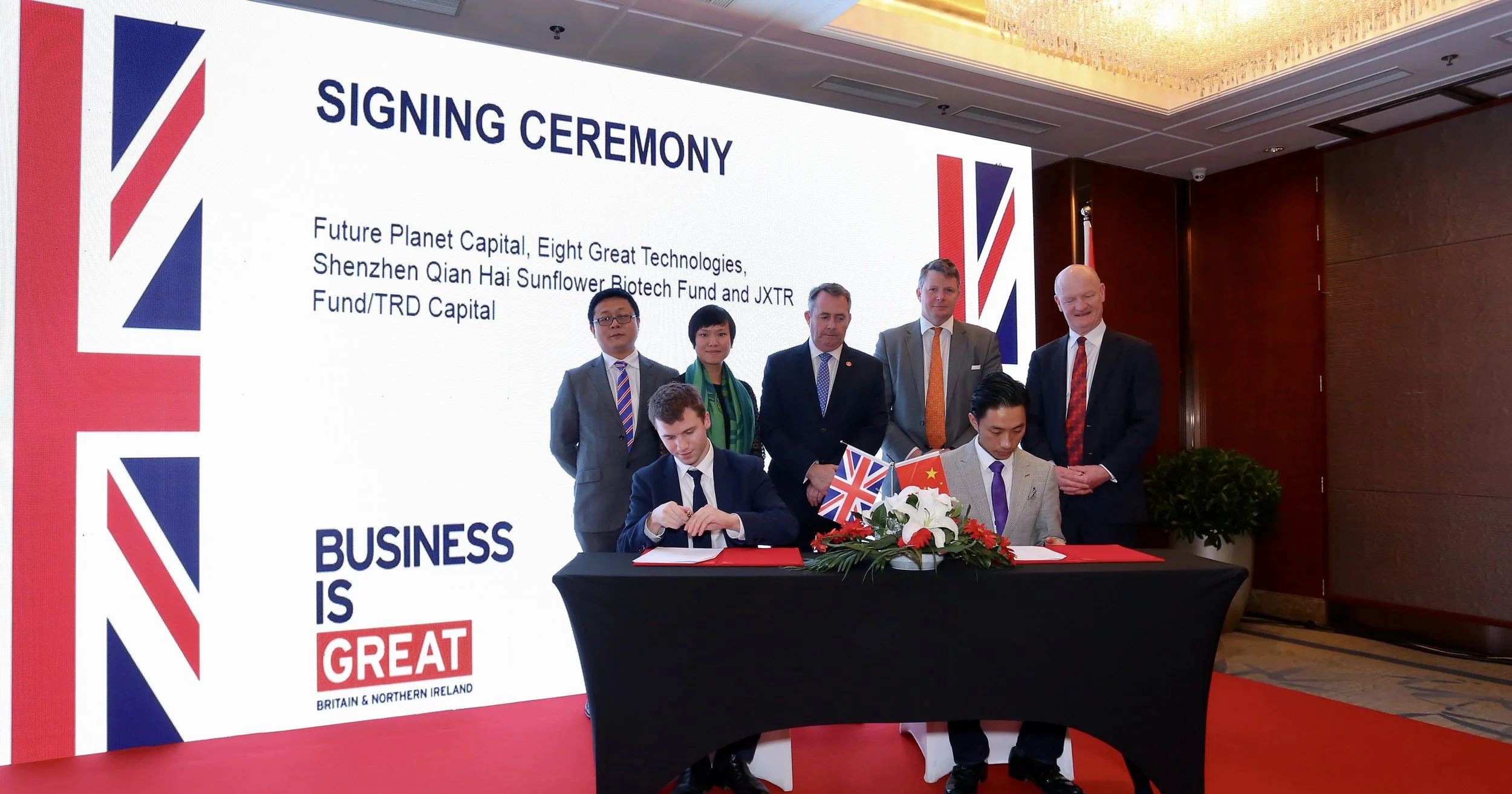  FUTURE PLANET CAPITAL & EIGHT GREAT TECHNOLOGIES SIGN 3BN RMB MOU TO INVEST IN BRITISH TECHNOLOGY. 