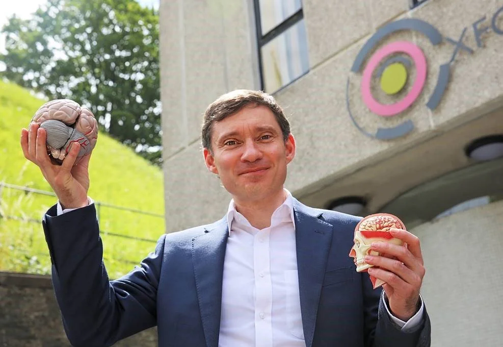  Pictured Dr Steven Chance, CEO of Oxford Brain Diagnostics outside their offices 