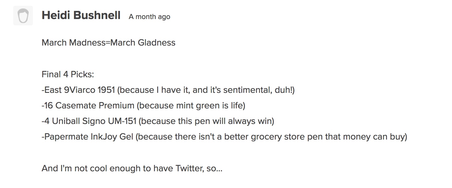 Heidi Bushnell is the first ever giveaway winner at Inkpothesis!
