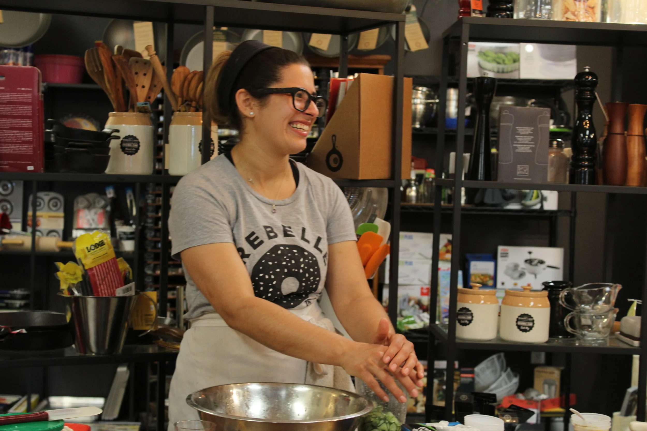 Me in our pop-up days, right before we opened the shop (Summer 2017). Photo by Francesca Gallo.