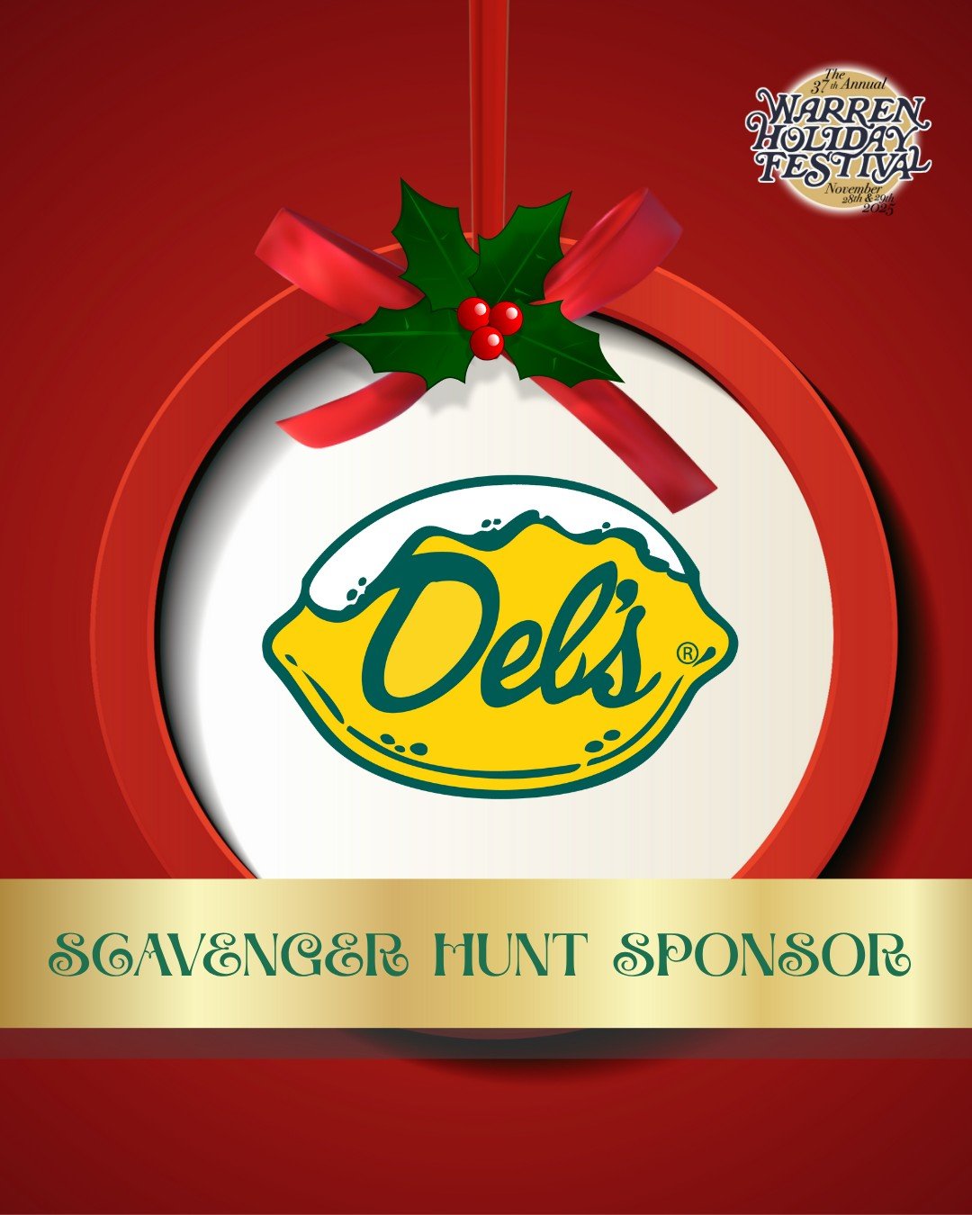 A big thank you to Del's for another year of supporting the Warren Holiday Festival! 🎉🍋 Your refreshing lemonade and iconic big lemon have been a staple on the bike path, brightening up our town for years.

Located at 65 Child Street, Del's Depot h