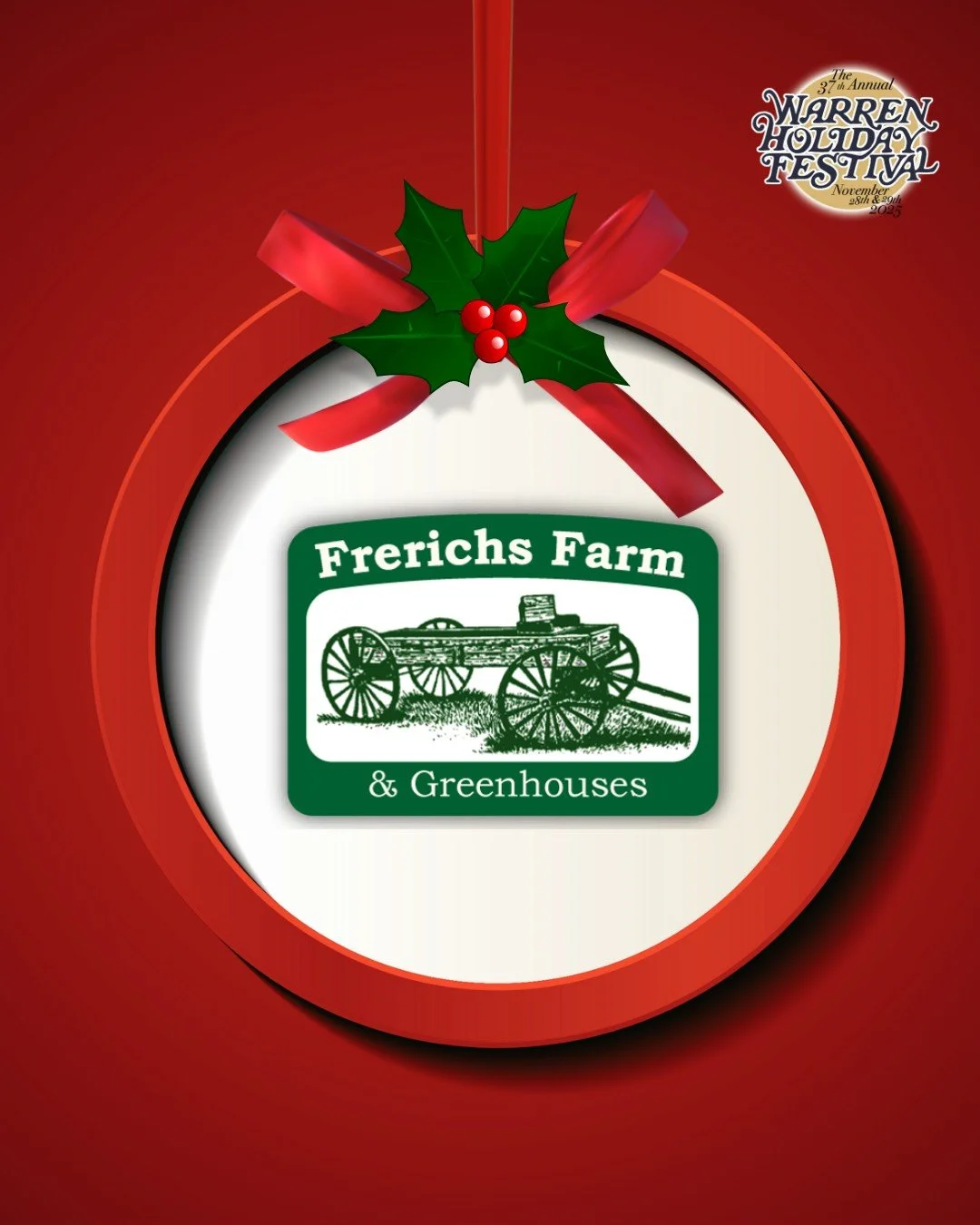 🎄 Thank You, Frerichs Farm! 🎄

A huge thank you to Frerichs Farm for sponsoring the Warren Holiday Festival each year. Your ongoing support and incredible community spirit help make this event possible.

Family-owned since 1986, Frerichs Farm is a 