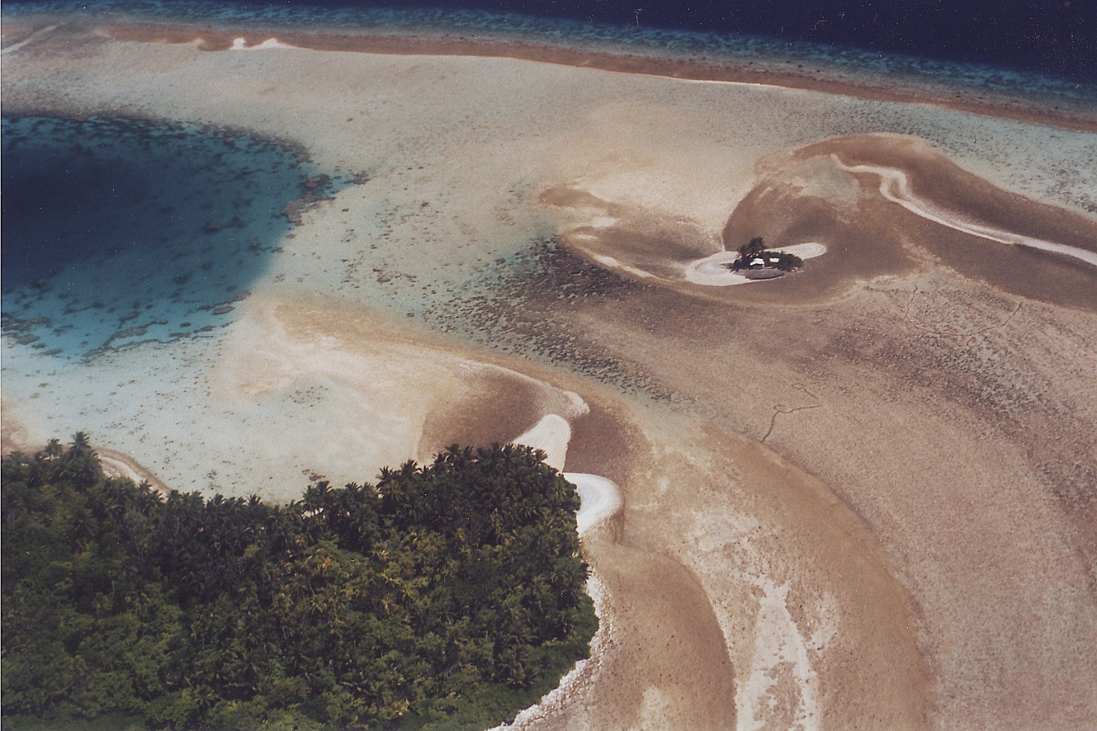The 30' x 90' island where Joan Rutherford lived for five years.