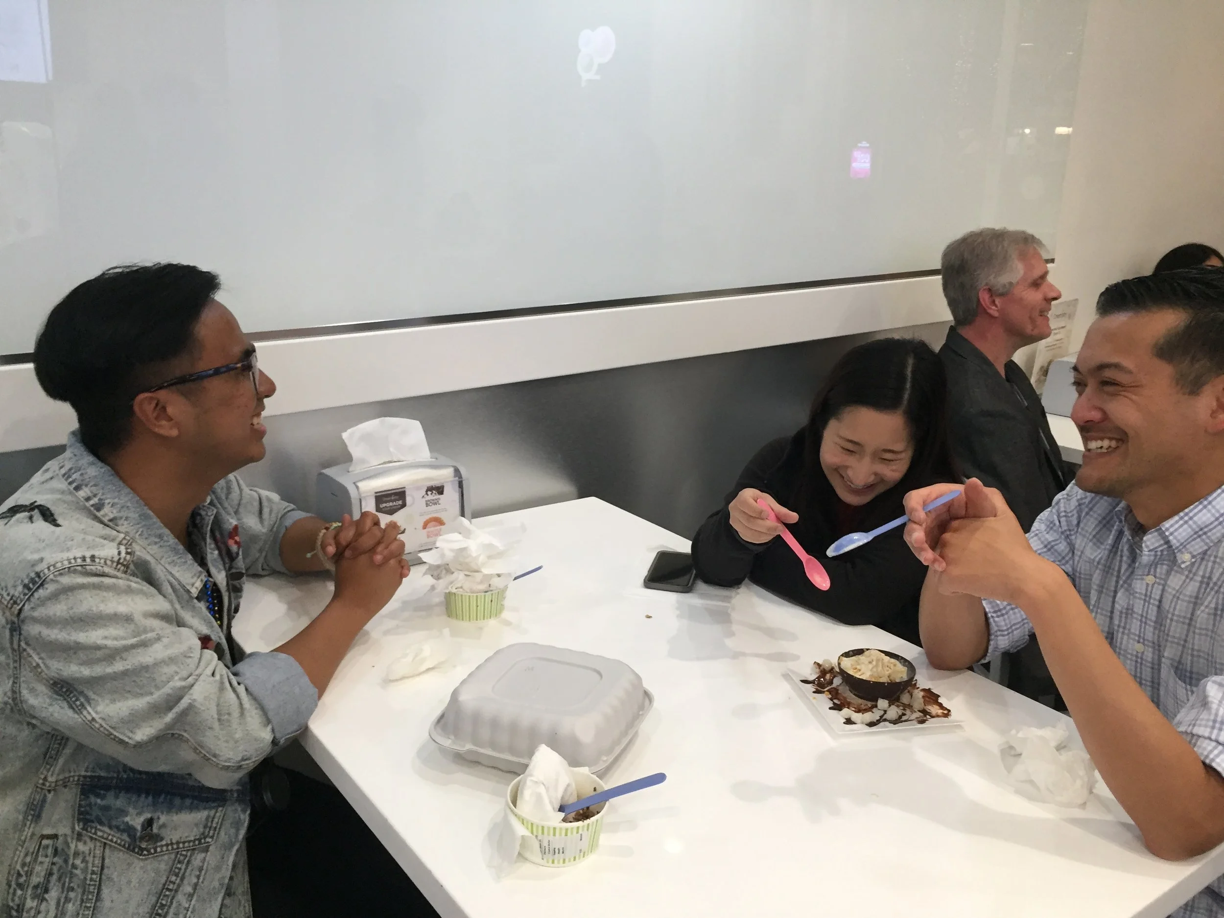 Two Pokemon Go players fresh from a trip to Japan