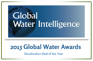 Carlsbad Desalination Project Is Named "Desalination Deal of the Year" by Global Water Intelligence