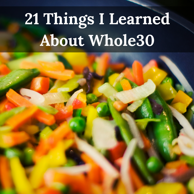 21 Things About Whole 30.