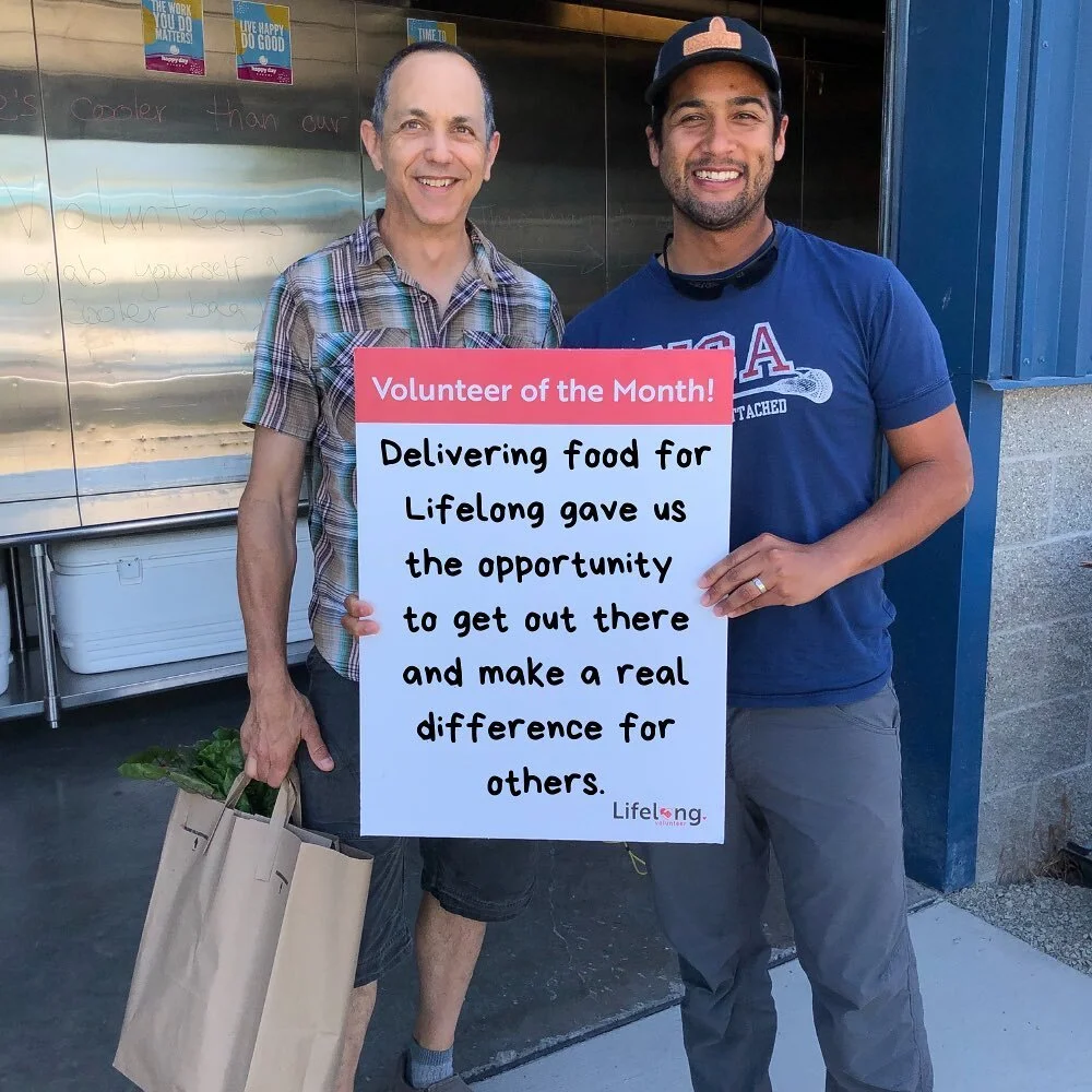 Meet Michael and Emanuel, our Volunteers of the Month!

"During COVID, it became clear to us that there were so many people struggling in more ways than ever before. We felt that it was important to be of service in whatever ways we could. We co