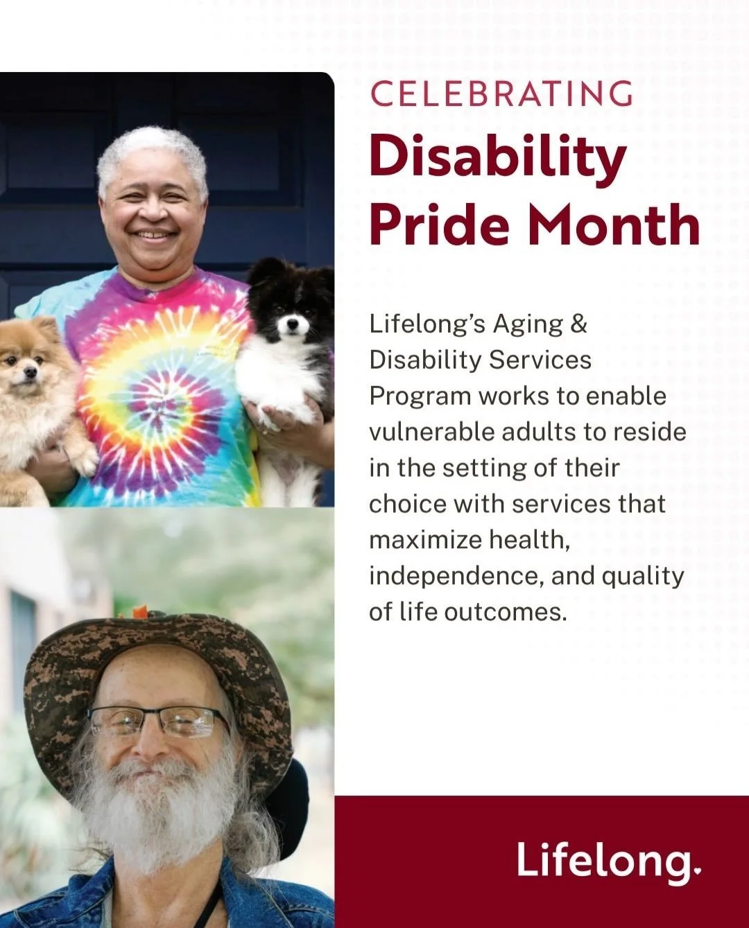 As we near the end of Disability Pride Month, we want to acknowledge the history of resilience and community this month represents. Disability Pride Month marks the anniversary of the Americans with Disabilities Act, signed into law on July 26, 1990,