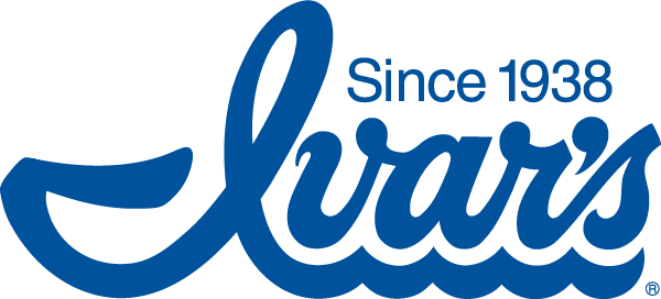 Ivars Since 1938 logo in blue