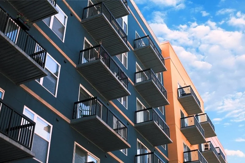 Apartment building exterior