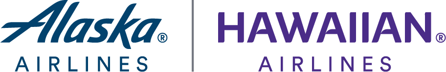 Alaska Airlines and Hawaiian Airlines logo