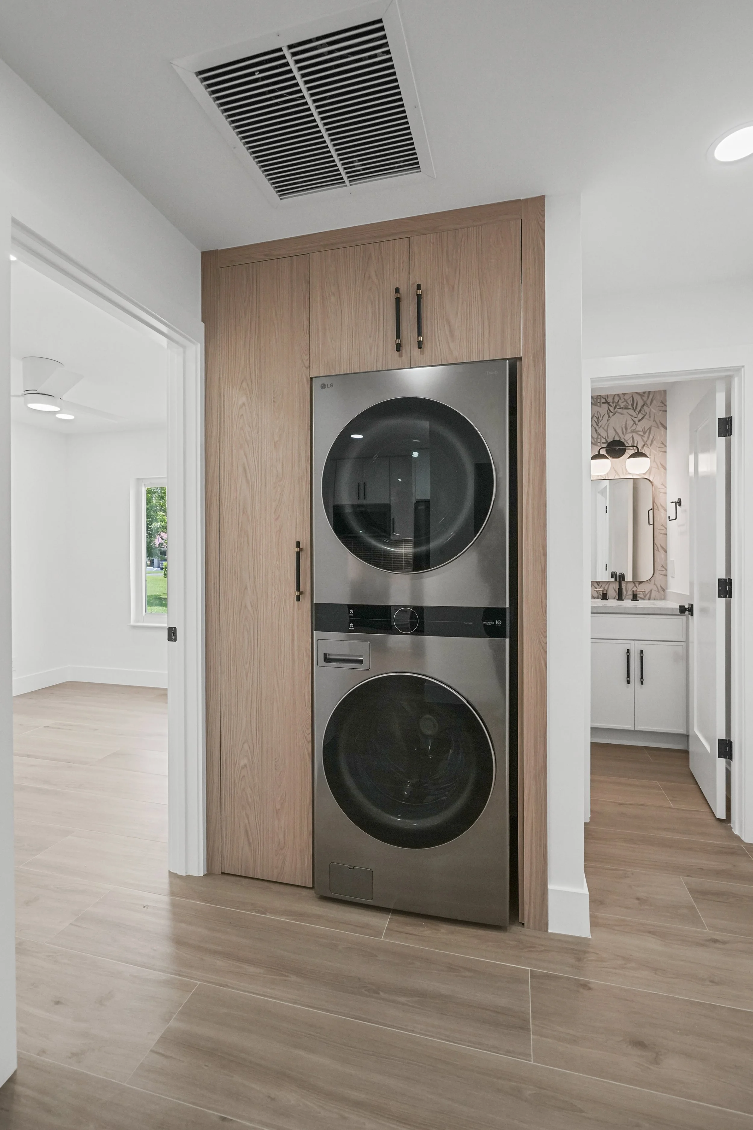 NEW CUSTOM WASHER/DRYER BUILT IN