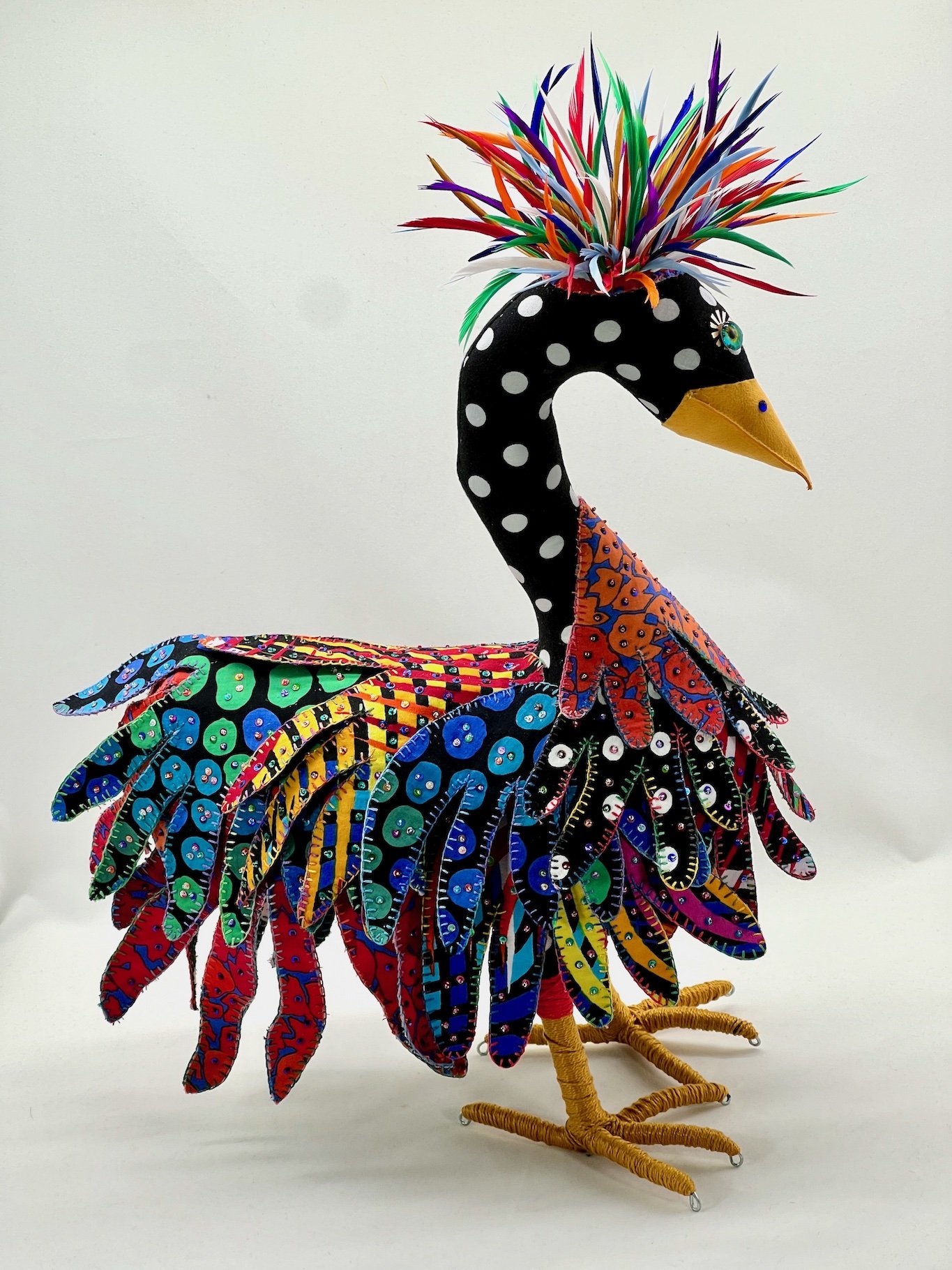 African Rainbow Crane