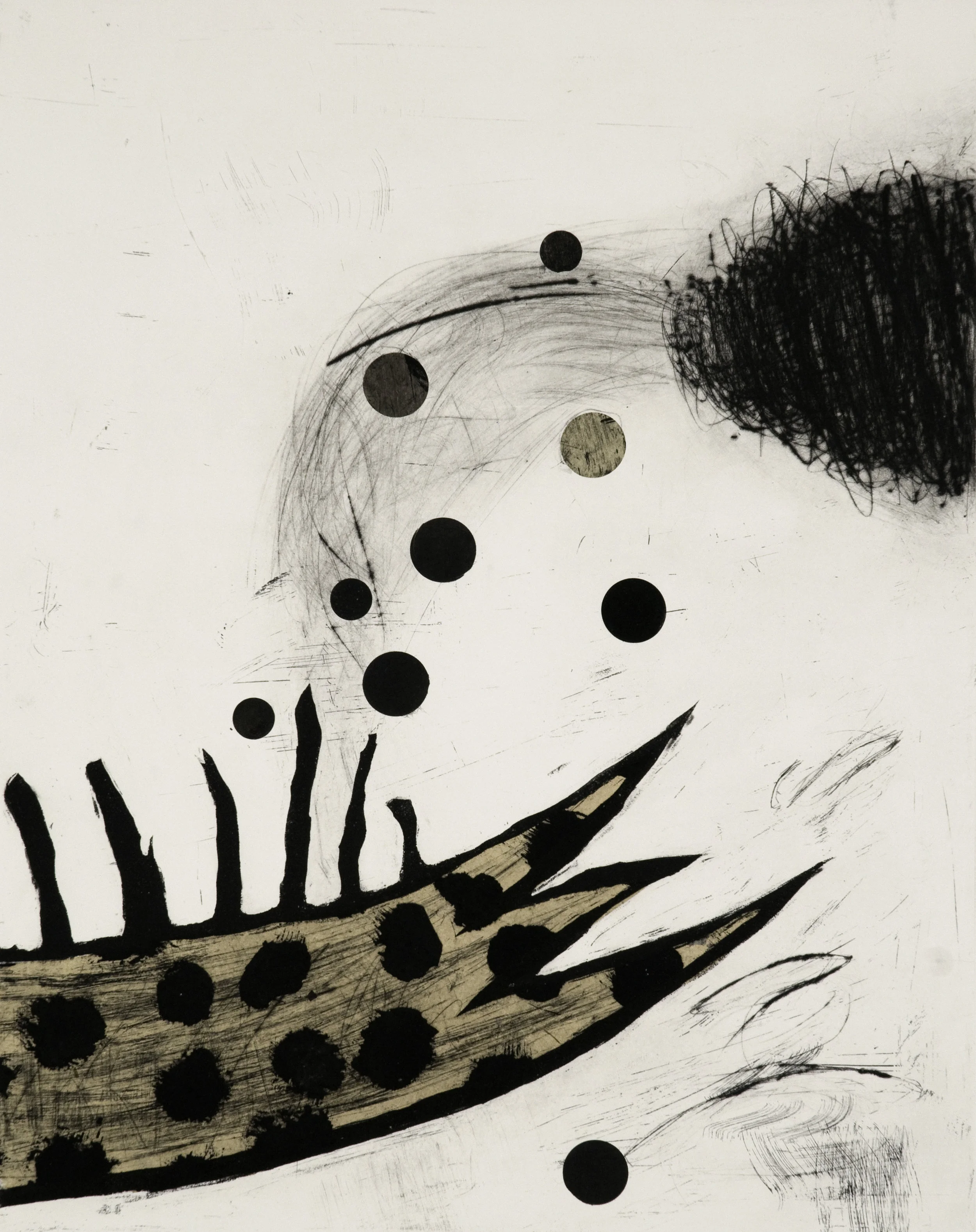 À gauche de l'arbre main (Jo Ann Lanneville)