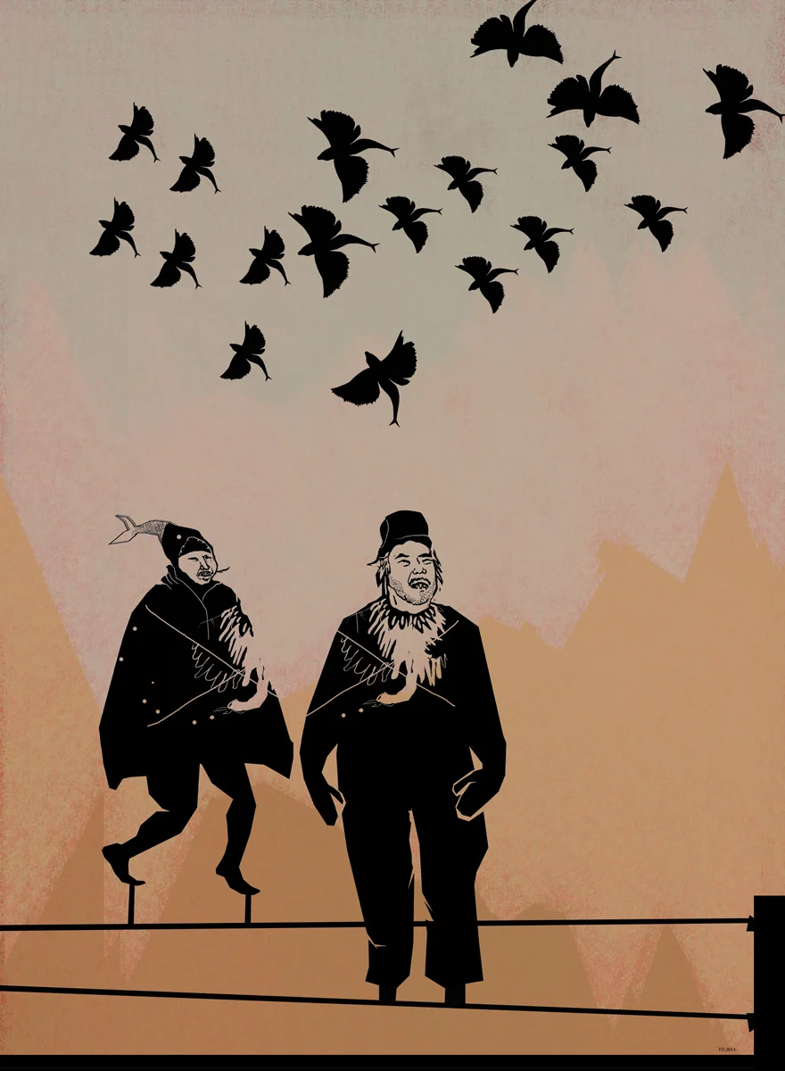 Sur la corde (Fontaine Leriche)