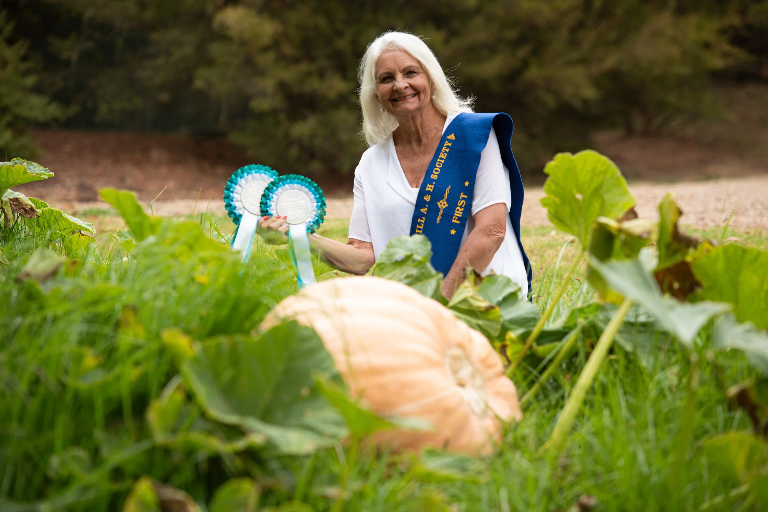 Jo Oates - Giant Pumpkins at the Red Hill Show