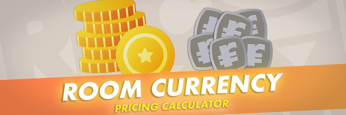 Room Currency Pricing Calculator — Rec Room