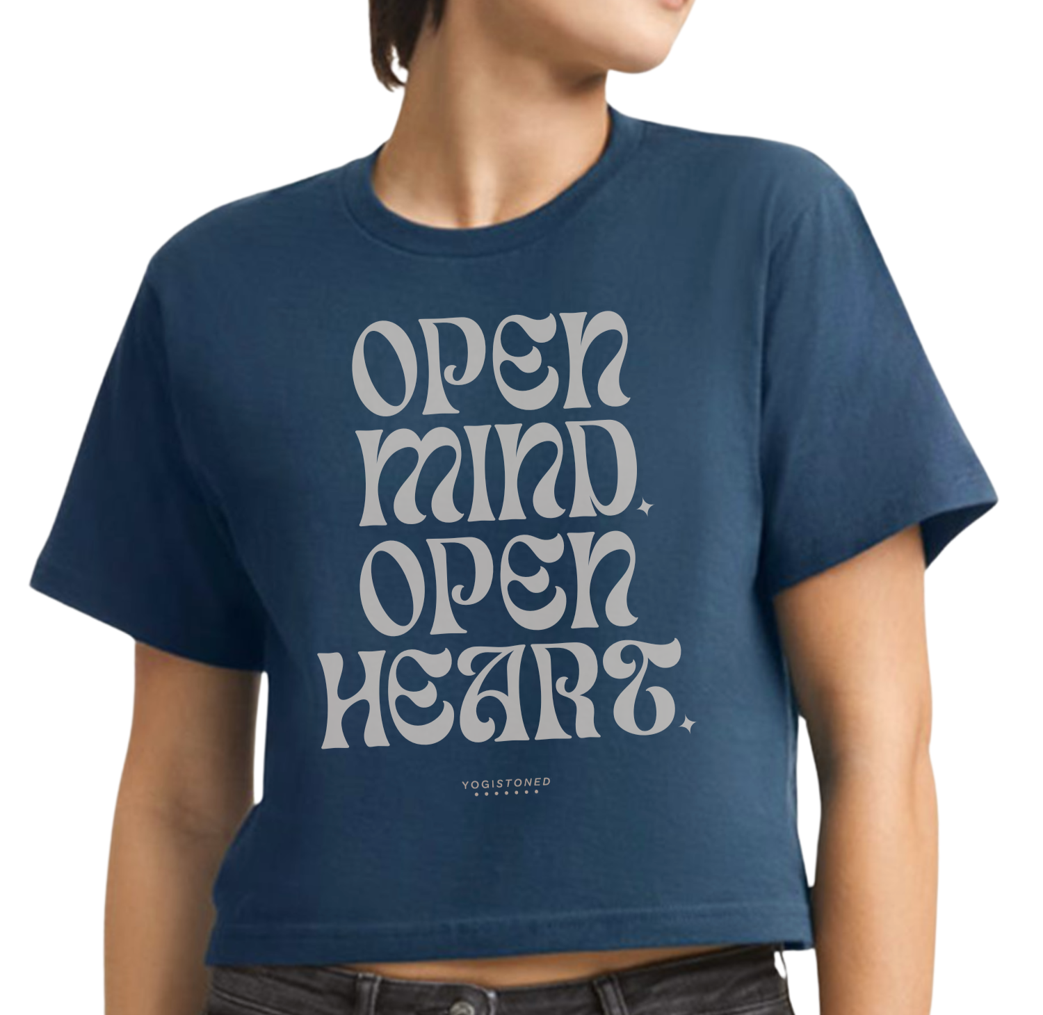 Open Mind Open Heart Fine Jersey Boxy Tee
