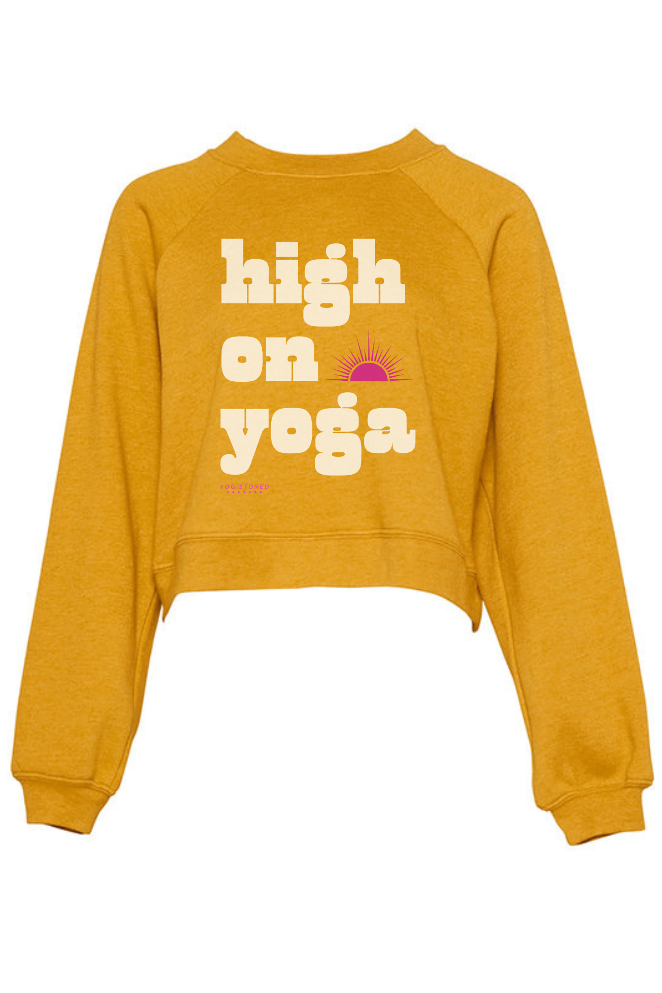 High On Yoga - Raglan Pullover Fleece Sweatshirt