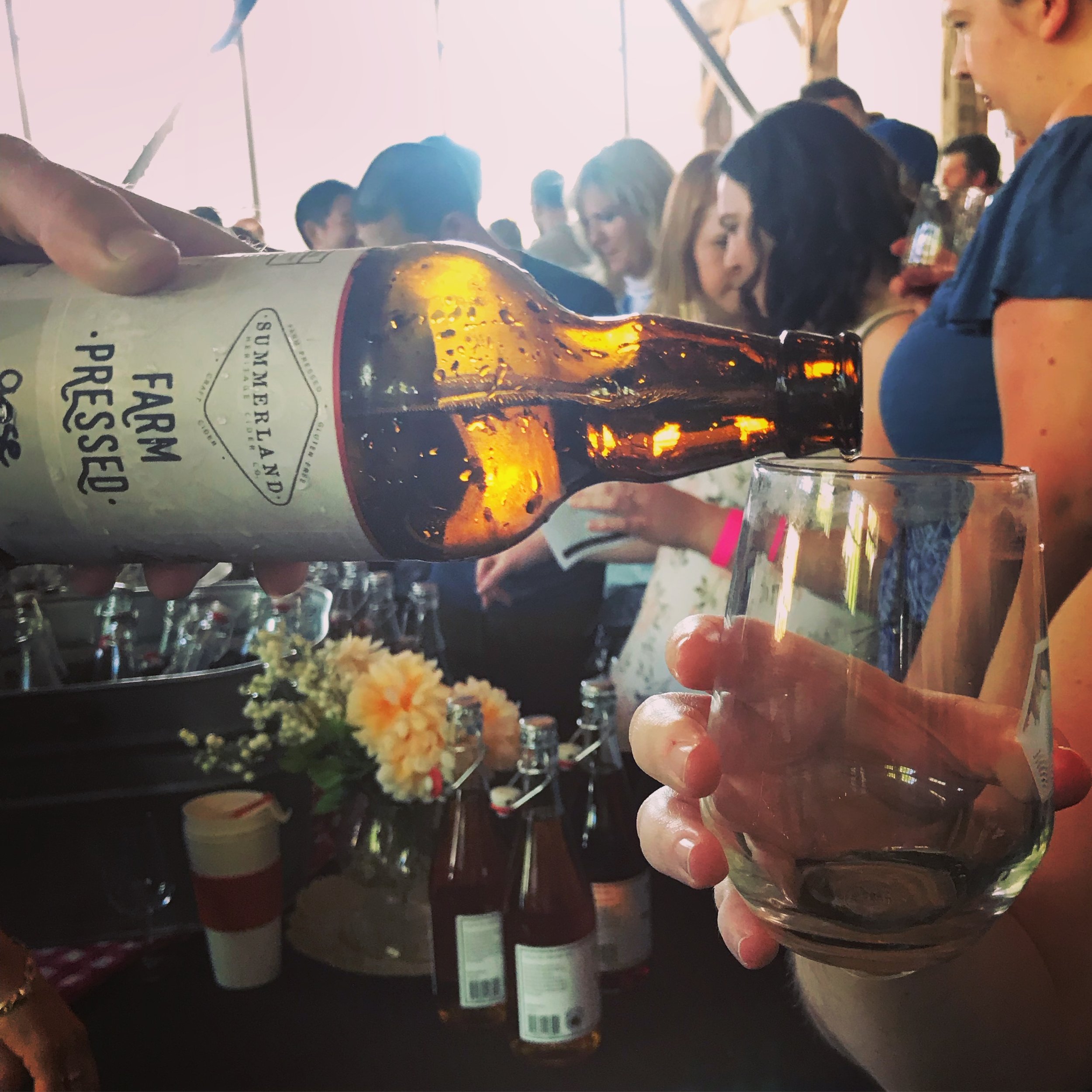 Showcasing our small-batch Gose Style Cider at last year’s BC Cider Festival
