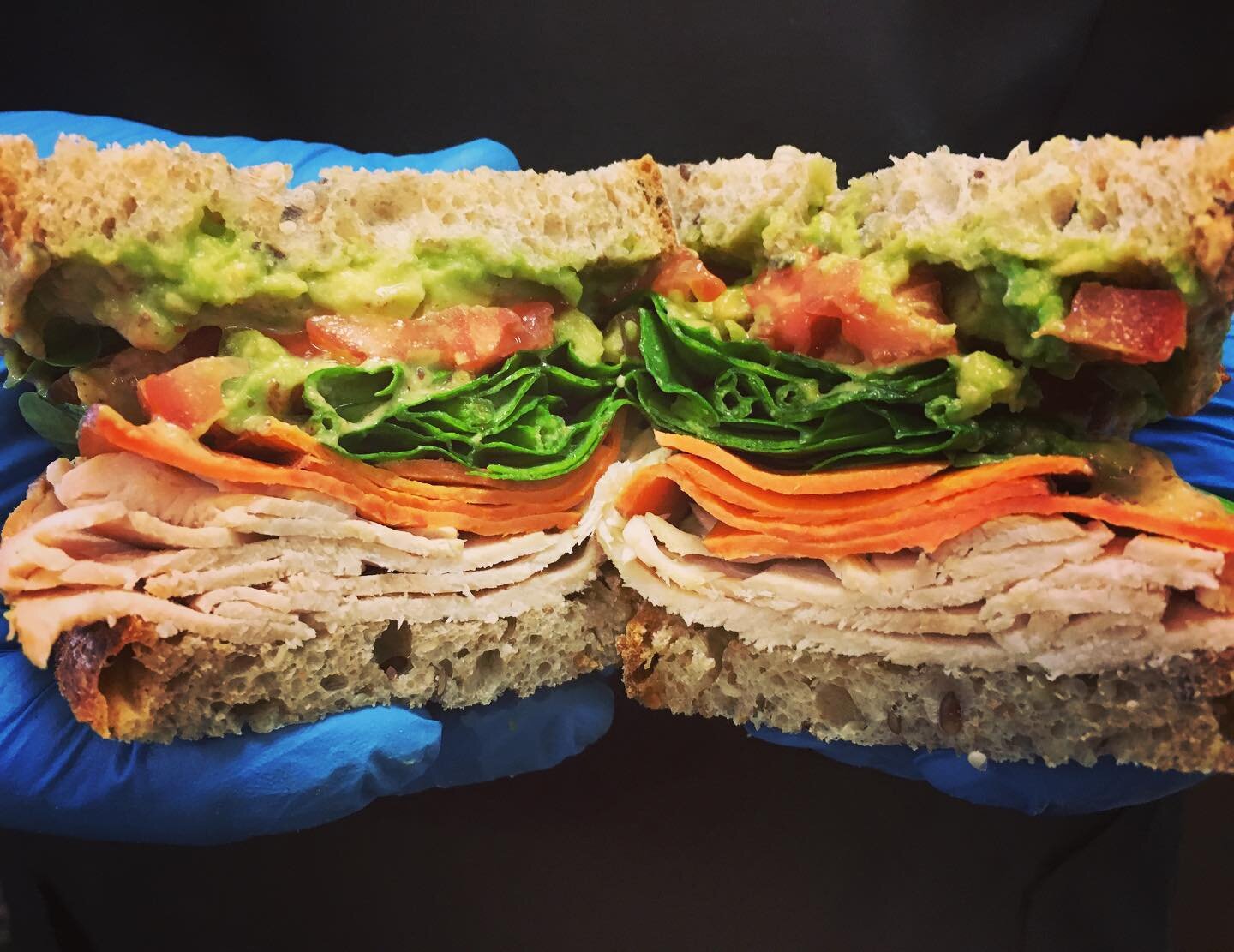 Superhero your way through this week with our Turkey Superfood Sandwich!  #sandwich #turkeysandwich #lunch #lunchtime #deli #sandiego #sandiegorestaurants #smallbusiness #supportsmallbusiness #local #localbusiness