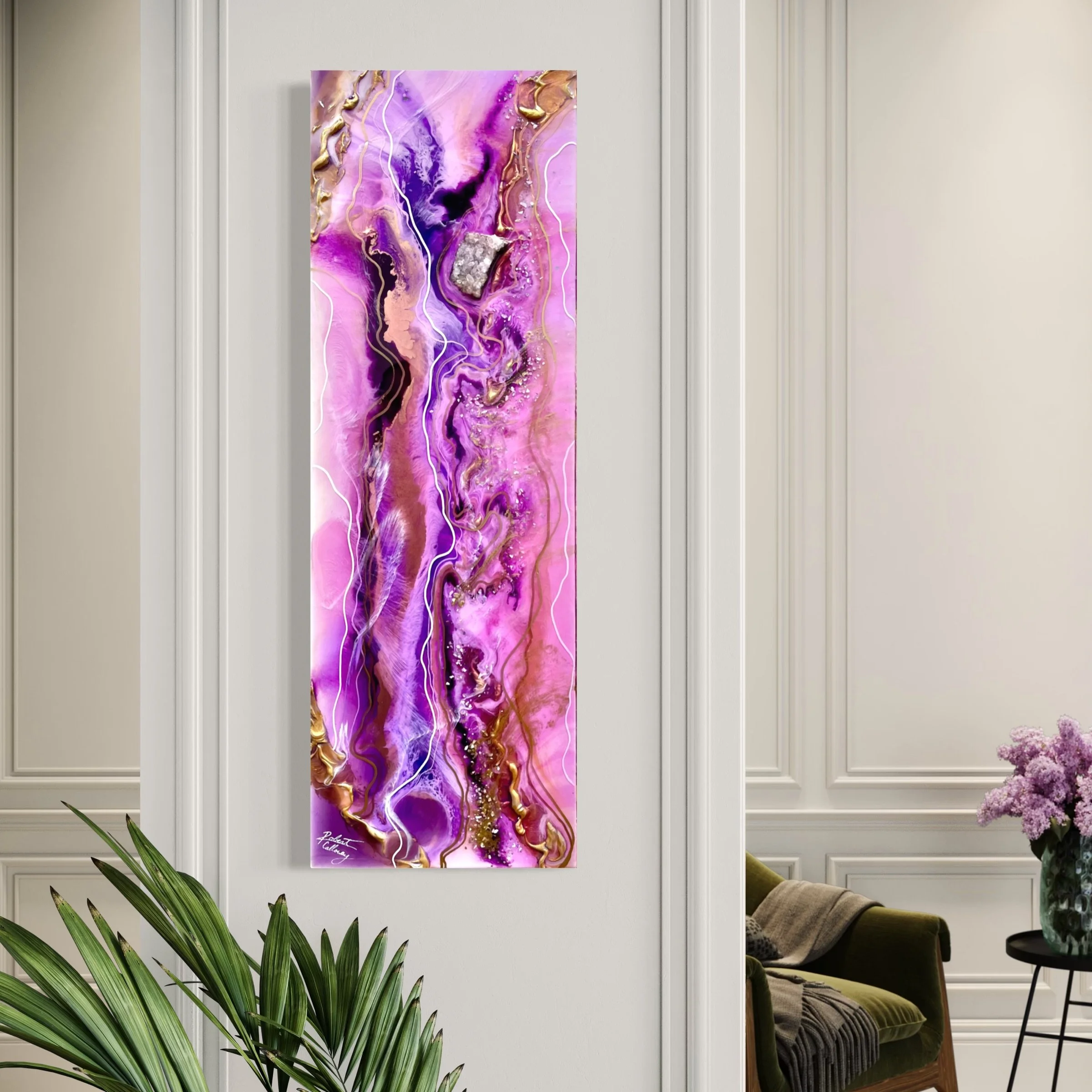 Rose Gold Painting