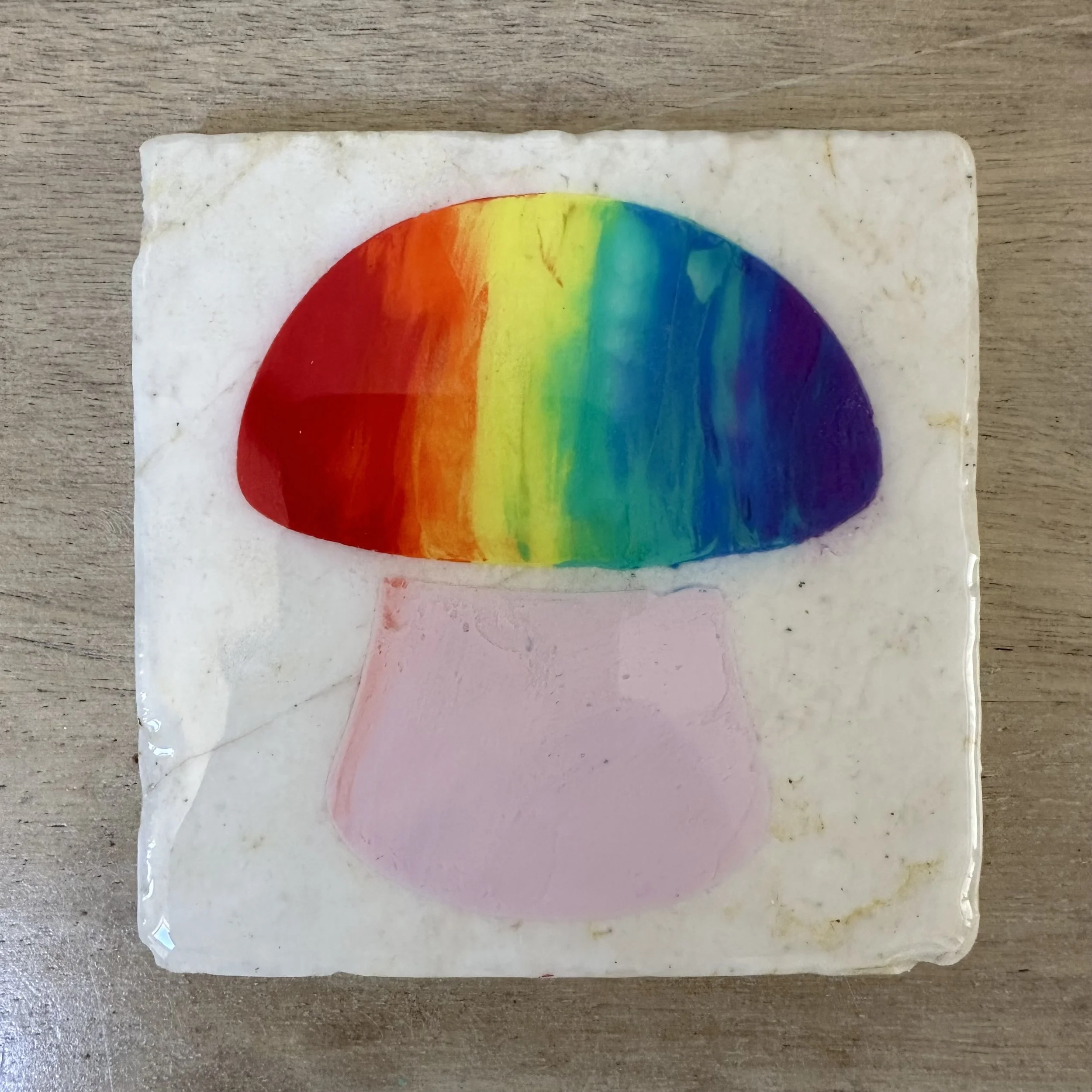 PRIDE Shroom Drink Coaster