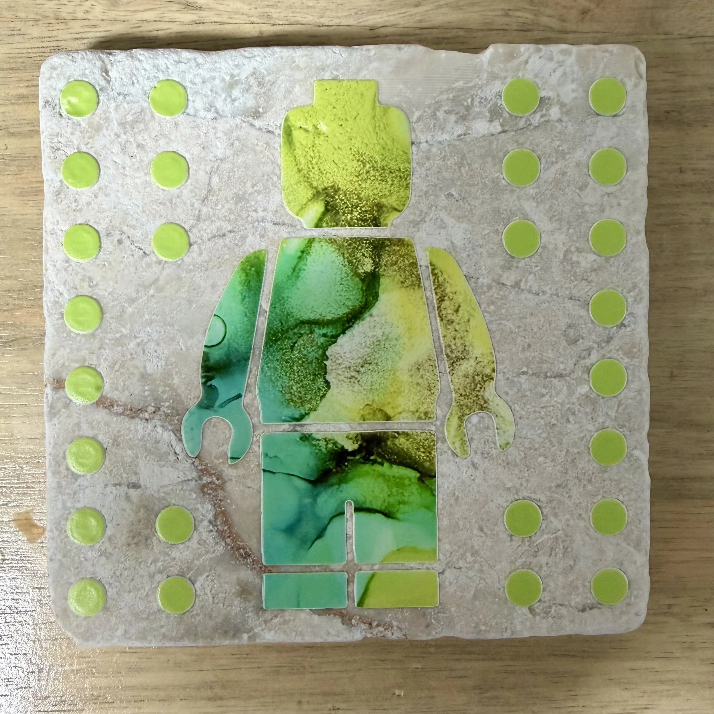 Mini Figurine Drink Coaster