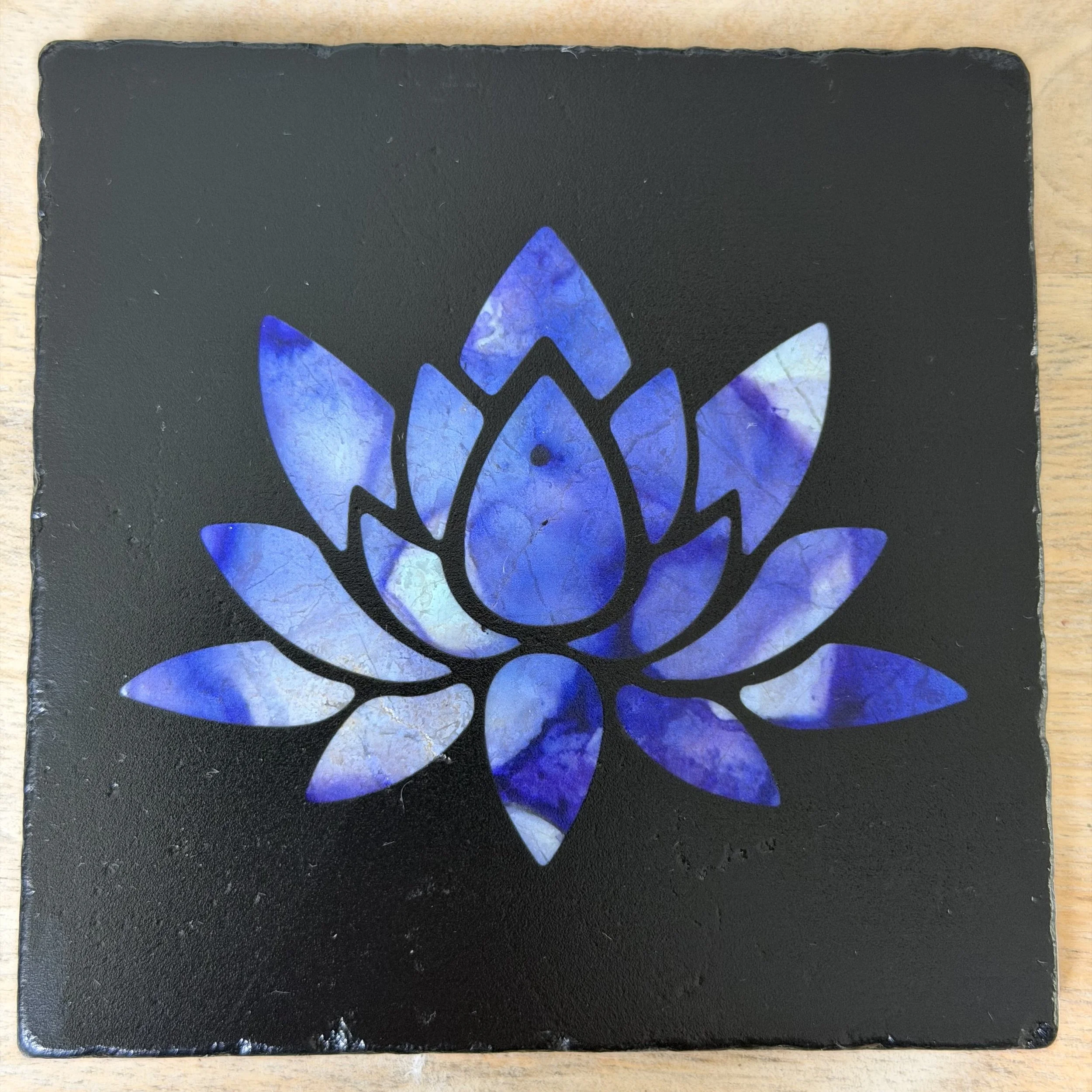 Vibrant Lotus Flower Drink Coaster