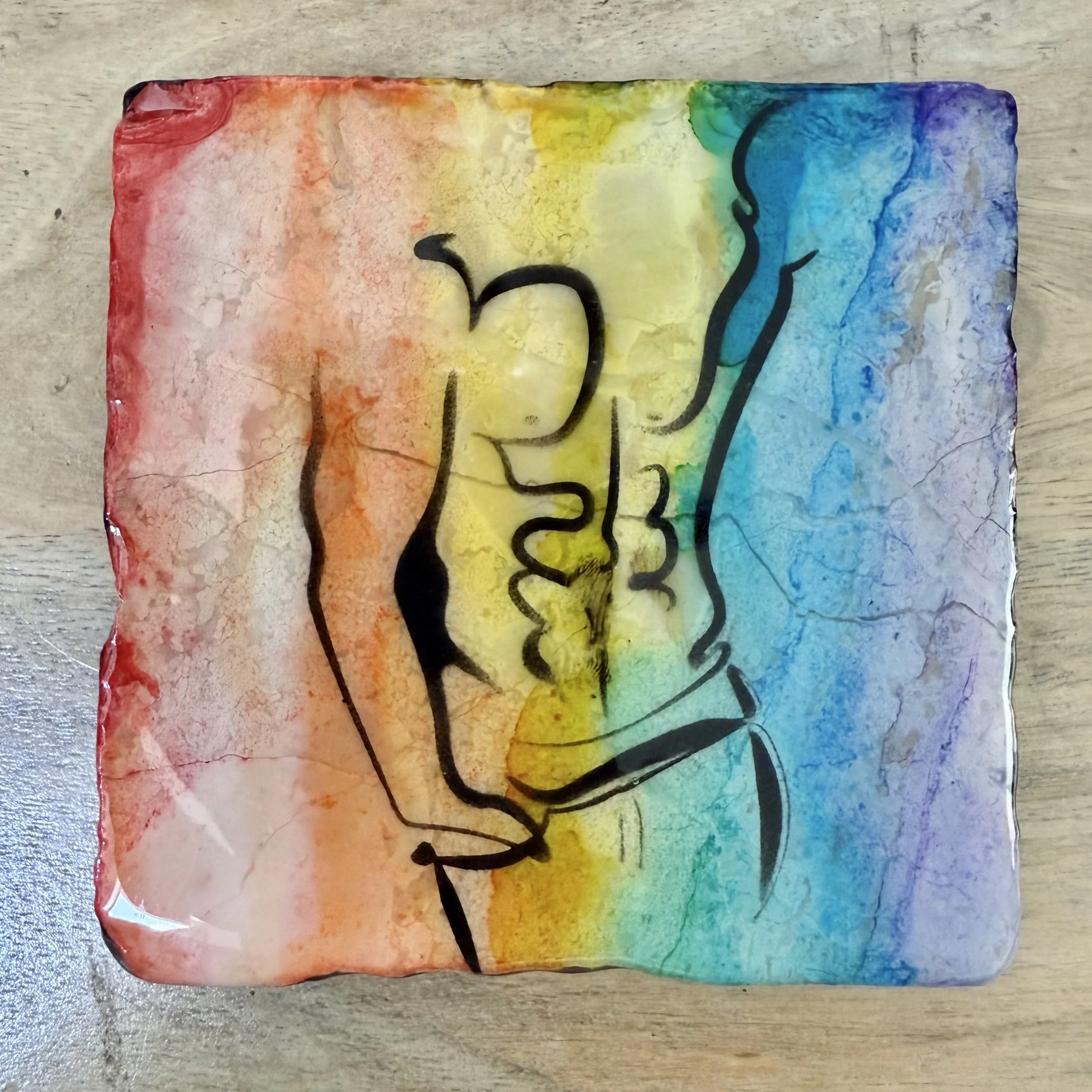 PRIDE Torso Drink Coaster