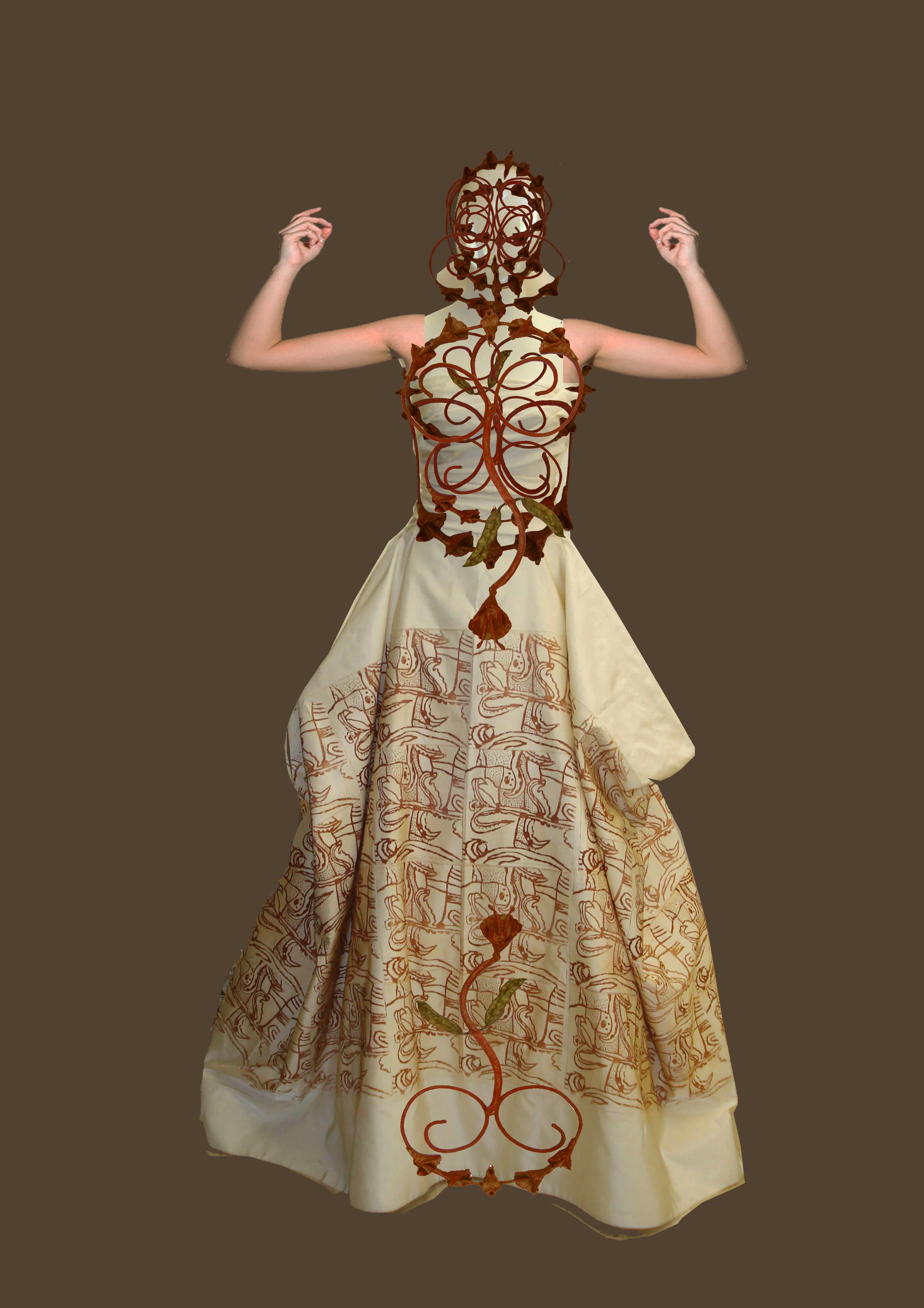 dress by roberta lojacono, graphic processing by sergio pausig