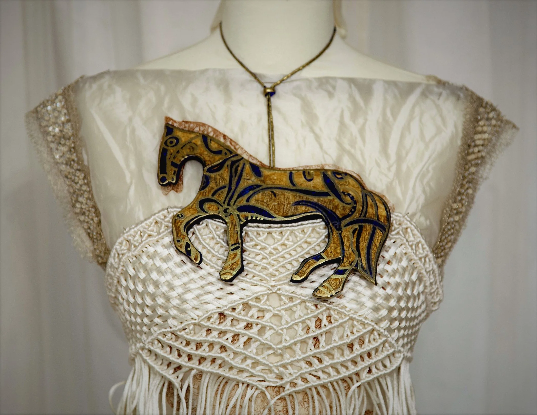 This haute couture accessory is designed by Sergio Pausig 