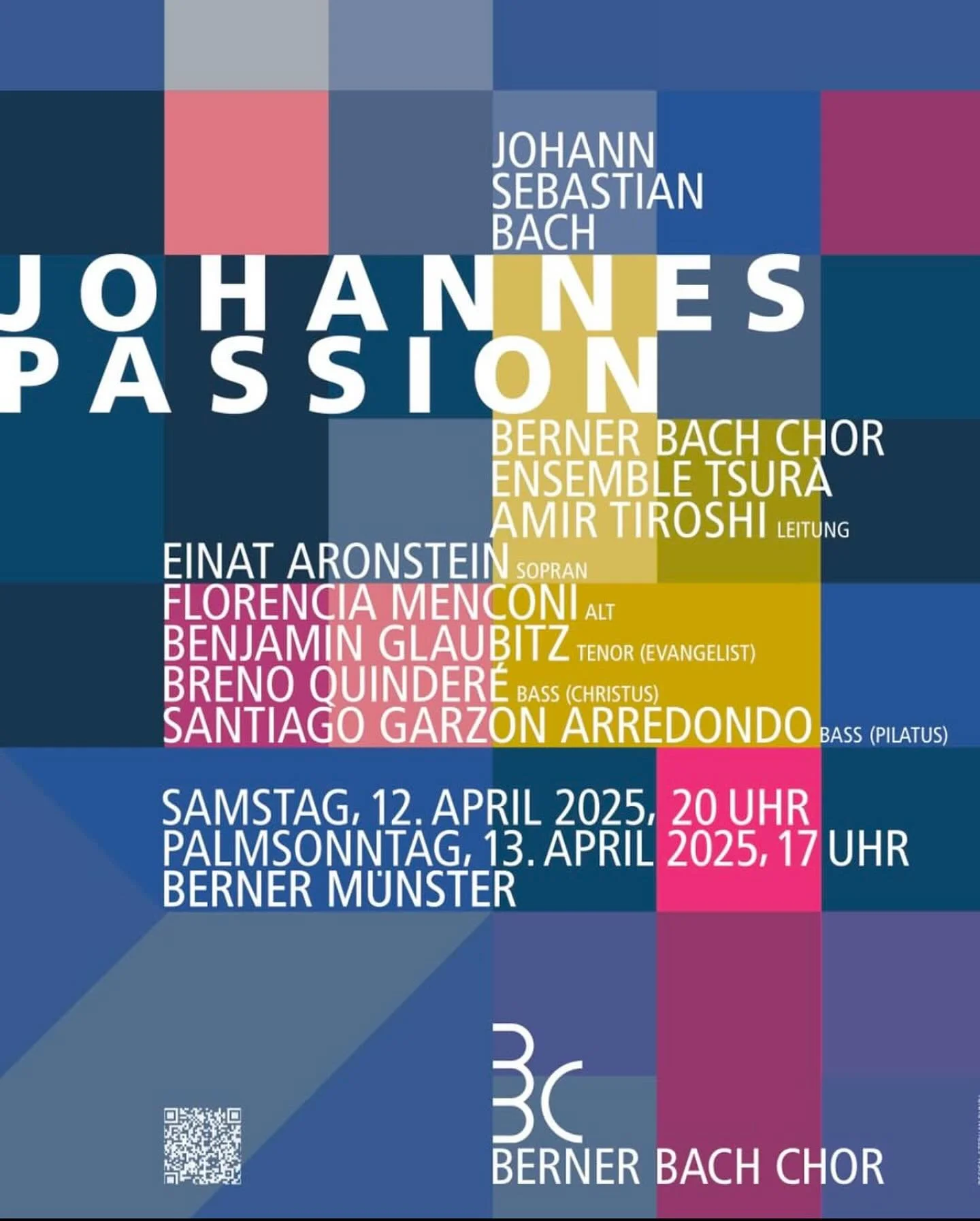 Don&rsquo;t miss our next two concerts with the @bernerbachchor at the #bernm&uuml;nster on the 12th and 13th of April!