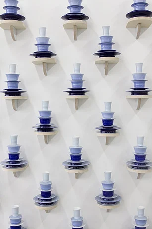 detail of <i>Thresholds/Blue Mountain (1st version)</i>