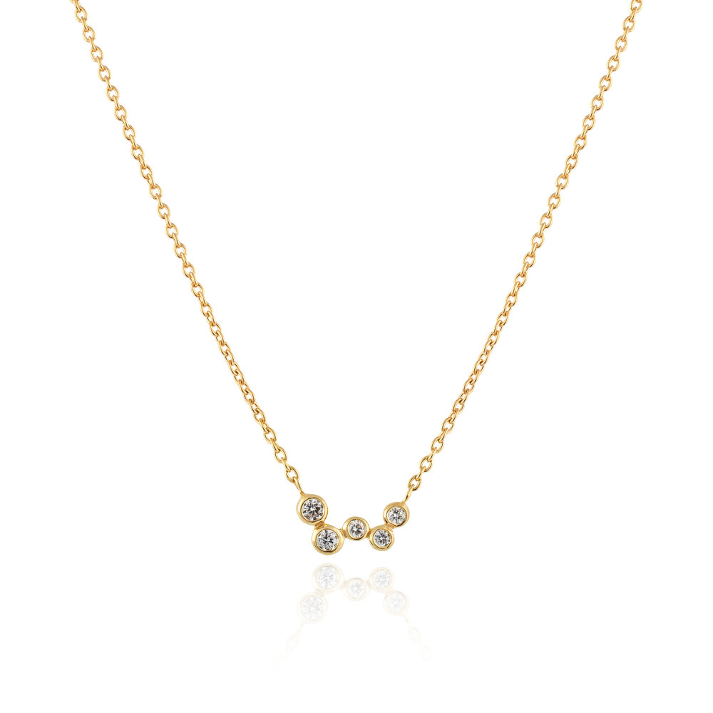 Celeste Diamond Necklace in Gold - Matthew Calvin - £178.jpg